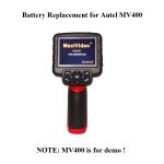 Battery Replacement for Autel MaxiVideo MV400 Camera Video Scope